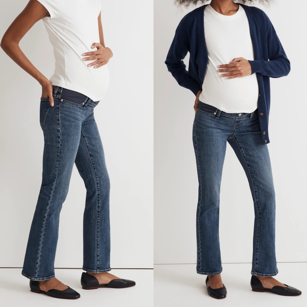 Madewell Women's Classic Blue Wide Leg Jeans